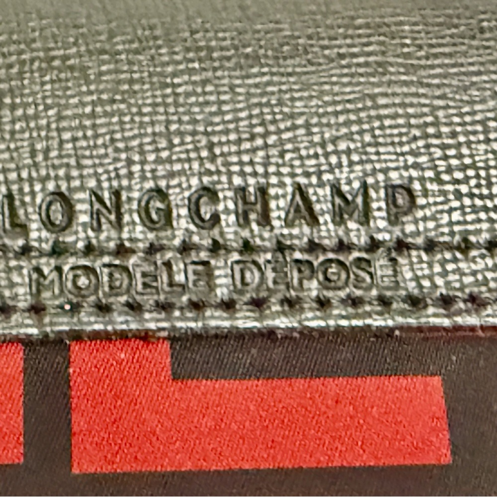 Longchamp Le Pliage Print Red & Black Logo Tote - Picture 4 of 16